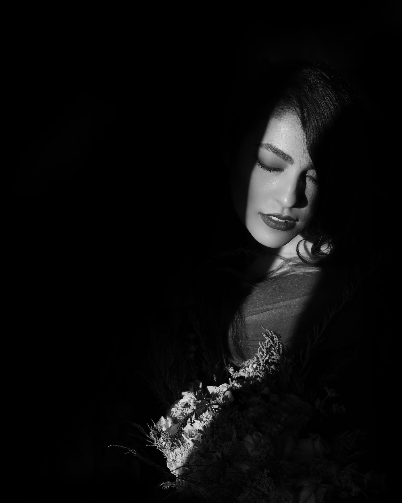 Portrait in shadow